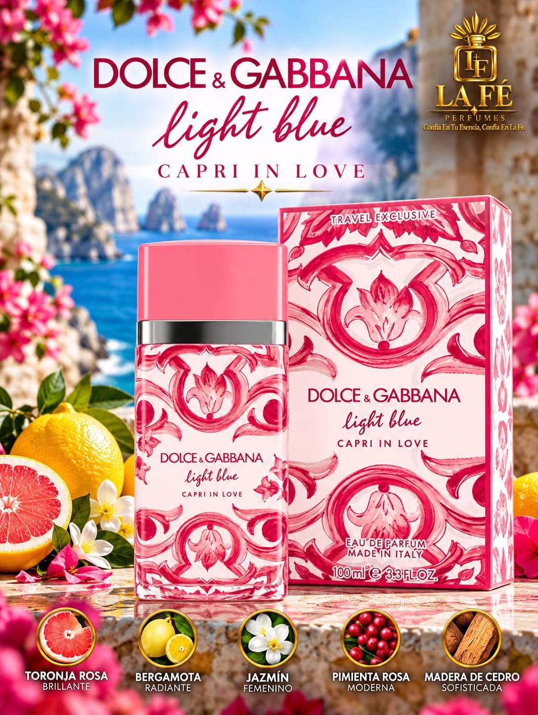 Dolce & Gabbana Light Blue Capri In Love Pour Femme 100ml EDP